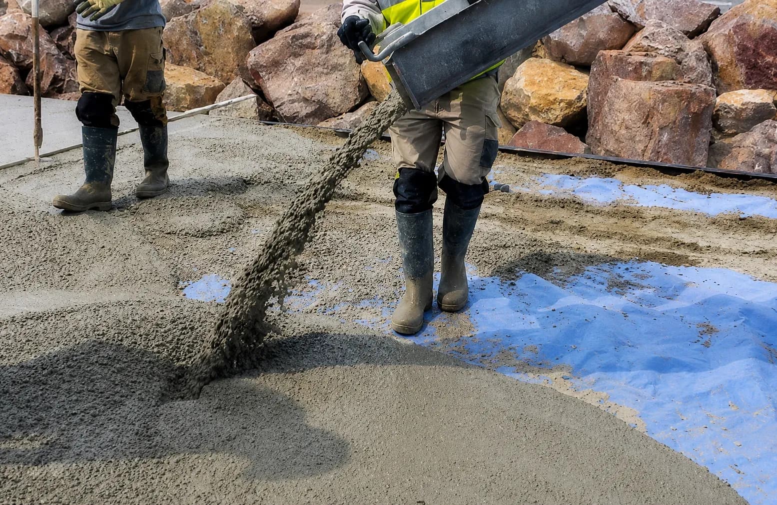 Bendrastatybiniai — betono liejimo darbai